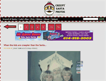 Tablet Screenshot of creepysantaphotos.com